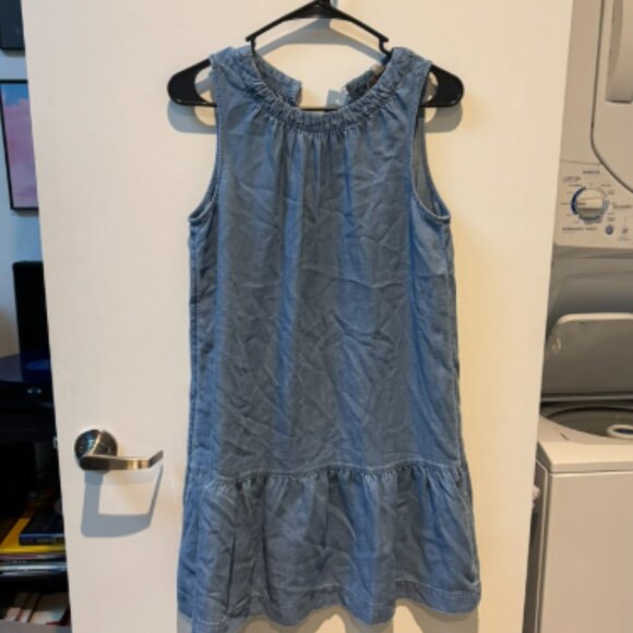 Summertime Denim Mini Dress - Picture 1 of 5